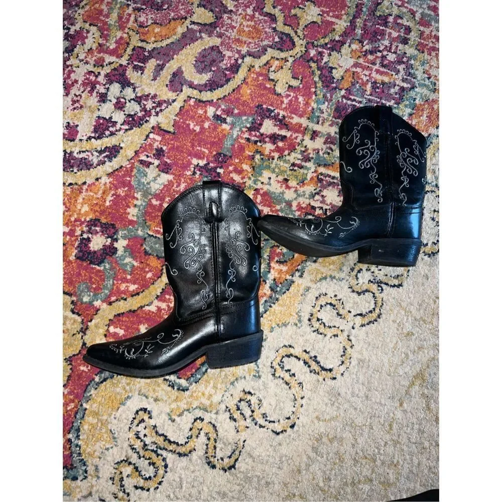 Smoky Mountain Childrens Jolene Black Boots (1.5)